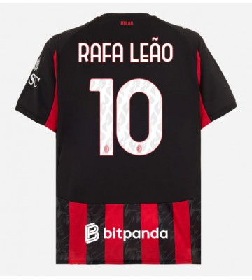 AC Milan Rafael Leao #10 Hjemmebanetrøje 2025-26 Kortærmet